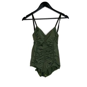 Malia Mills Dionne Maillot Women's One-Piece Swimsuit Olive Green